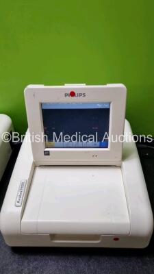 Job Lot Including 3 x Philips Avalon FM30 Fetal Monitor (All Power Up 1 x with Crack In Casing - See Photo) and 3 x Philips M8023A Modules *SN DE53118553 / DE53118527 / DE53118665 / DE21942008 / DE21946655 / DE21941924* - 4