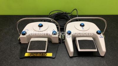 2 x Medtronic Ref EF 201 Footswitches