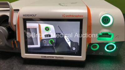 Smith & Nephew Werewolf Coblation System Version 2.5 - 1.4 *Mfd 2018* (Powers Up) *SN YA0B0007GI* - 2