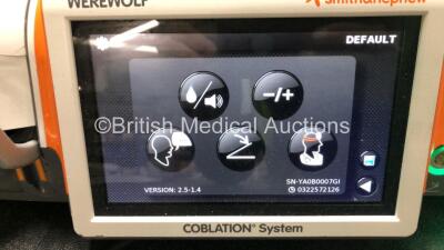 Smith & Nephew Werewolf Coblation System Version 2.5 - 1.4 *Mfd 2018* (Powers Up) *SN YA0B0007GI* - 7