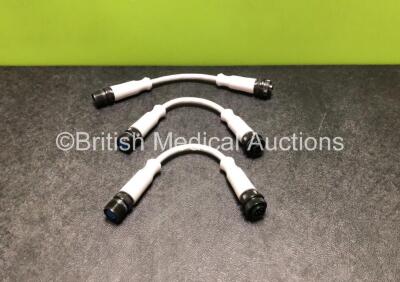 3 x Valleylab Force FX Footswitch Cable / Adapters