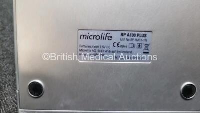 Mixed Lot Including 1 x Huntleigh Smartsigns LitePlus Monitor 1 x Microlife Monitor, 1 x Molift Power Pac, 2 x Seco Weighing Scales, 1 x Vital Signs Patient Monitor 1 x Marsden Weighing Scales and Arjo Hoist Attachments *cage* - 6