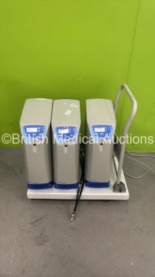 3 x Gambro WRO 300 H Water Treatment Systems with Hoses (2 x Power Up)