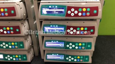 8 x B. Braun Infusomat Space Infusion Pumps with 2 x Space Station Docking Stations and 2 x Power Supplies (All Power Up) *SN 449515 / 449275 / 449447 / 449507 / 449542 / 449281 / 449644 / 449030* - 4