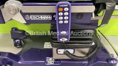 Eschmann T50 Electric Operating Table Ref 8091001 for Gynaecology and Lithotomy with Eschmann Controller * Complete * (Powers Up and Tested Working) * Mfd 2014 * - 2