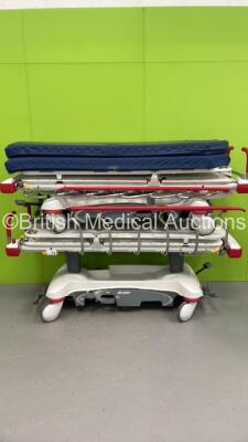 2 x Stryker 1105 Prime Series Patients Trolleys with 2 x Mattresses (Stock Photo Used)