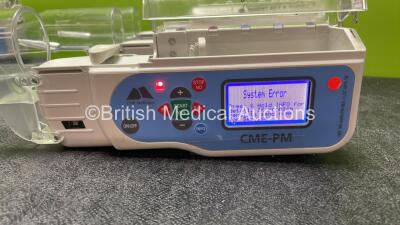 6 x CME Medical Ref 400-339S T PCA Pain Management Syringe Pumps (All Power Up, 1 with Error and 1 with Missing Cover-See Photos) *SN S03961, S04949, S03839, S04561, S03958, S40706* - 3