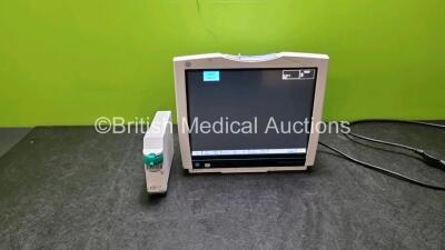 GE B450 Carescape Patient Monitor *Mfd 2015 (Powers Up, Missing Handle See - Photo) with 1 x GE E-sCO-00 Gas module with D - Fend Pro+ Water Trap *Mfd 2020*