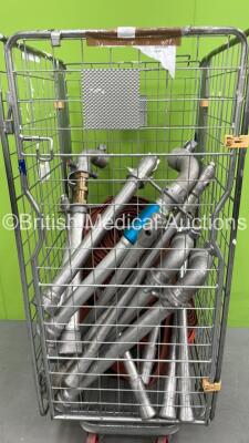 Job Lot of Fire Hoses and Taps (Cage Not Included)