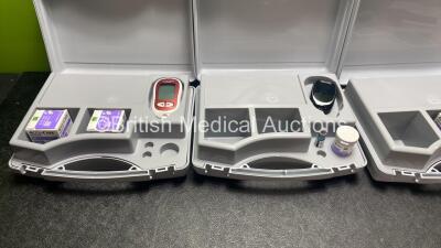 Mixed Lot Including 1 x Accu Chek Performa Blood Glucose Meter, 2 x Accu Chek Performa Nano Blood Glucose Meters, 1 x HBWO74-013 Bed Controller, 1 x HB 74043 Bed Controller and 500 x XL Nitrile Examination Gloves - 2