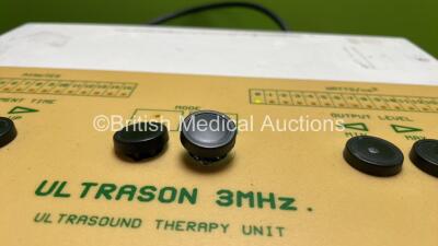 2 x MES Ultrasound Therapy Units (Both Power Up, 1 with Loose Buttons-See Photos) *SN 484650, 485856* - 3