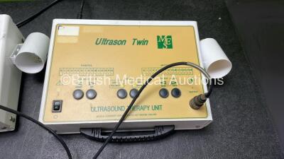 2 x MES Ultrasound Therapy Units (Both Power Up, 1 with Loose Buttons-See Photos) *SN 484650, 485856* - 4