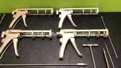 Job Lot of Various Surgical Instruments Including 4 x Biomet Cement Guns - 4