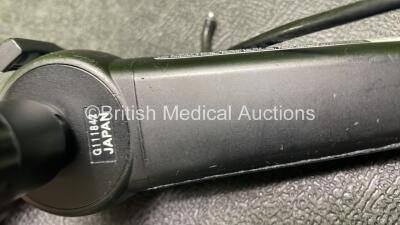 Pentax FNL-10RBS Laryngoscope with Mini Light Source - Engineer's Report : Optical System - No Fault Found, Angulation - No Fault Found, Insertion Tube - Minor Kinks, Light Transmission - No Fault Found, Leak Check - No Fault Found *G111842* - 3