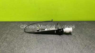 Pentax FNL-10RBS Laryngoscope with Mini Light Source - Engineer's Report : Optical System - 0 x Broken Fibers, Slight Stain Present, Angulation - No Fault Found, Insertion Tube - No Fault Found, Light Transmission - No Fault Found, Leak Check - No Fault F