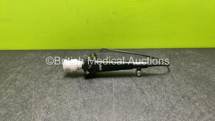 Pentax FNL-10RBS Laryngoscope with Mini Light Source - Engineer's Report : Optical System - 1 x Broken Fiber, Angulation - No Fault Found, Insertion Tube - Minor Kink Present, Light Transmission - No Fault Found, Leak Check - No Fault Found *G111818*