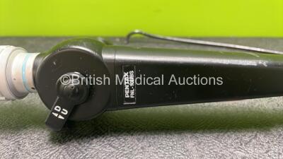 Pentax FNL-10RBS Laryngoscope with Mini Light Source - Engineer's Report : Optical System - 1 x Broken Fiber, Angulation - No Fault Found, Insertion Tube - Minor Kink Present, Light Transmission - No Fault Found, Leak Check - No Fault Found *G111818* - 2