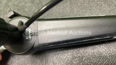 Pentax FNL-10RBS Laryngoscope with Mini Light Source - Engineer's Report : Optical System - 1 x Broken Fiber, Angulation - No Fault Found, Insertion Tube - Minor Kink Present, Light Transmission - No Fault Found, Leak Check - No Fault Found *G111818* - 3