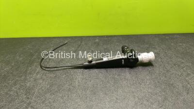 Pentax FNL-10RBS Laryngoscope with Mini Light Source - Engineer's Report : Optical System - No Fault Found, Angulation - No Fault Found, Insertion Tube - Minor Kinks, Light Transmission - No Fault Found, Leak Check - No Fault Found *G111801*