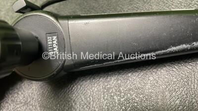 Pentax FNL-10RBS Laryngoscope with Mini Light Source - Engineer's Report : Optical System - No Fault Found, Angulation - No Fault Found, Insertion Tube - Minor Kinks, Light Transmission - No Fault Found, Leak Check - No Fault Found *G111832* - 3