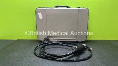 Pentax EC-3885LK Video Colonoscope in Case - Engineer's Report : Optical System - No Fault Found, Angulation - No Fault Found, Insertion Tube - No Fault Found, Light Transmission - No Fault Found, Channels - No Fault Found, Leak Check - No Fault Found *A