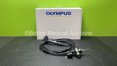 Olympus CF-Q260DL Video Colonoscope in Case - Engineer's Report : Optical System - No Fault Found, Angulation - No Fault Found, Insertion Tube - Minor Kinks Present, Light Transmission - No Fault Found, Channels - No Fault Found, Leak Check - No Fault Fou