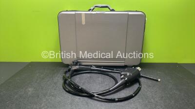 Pentax EC-3885LK Video Colonoscope in Case - Engineer's Report : Optical System - No Fault Found, Angulation - No Fault Found, Insertion Tube - No Fault Found, Light Transmission - No Fault Found, Channels - No Fault Found, Leak Check - No Fault Found *A