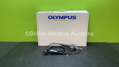 Olympus BF-1T260 Video Bronchoscope in Case - Engineer's Report : Optical System - No Fault Found, Angulation - No Fault Found, Insertion Tube - No Fault Found, Light Transmission - No Fault Found, Channels - No Fault Found, Leak Check - No Fault Found *2