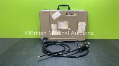 Pentax EC-3885LK Video Colonoscope in Case - Engineer's Report : Optical System - No Image, Angulation - No Fault Found, Insertion Tube - No Fault Found, Light Transmission - No Fault Found, Channels - No Fault Found, Leak Check - No Fault Found *A120204