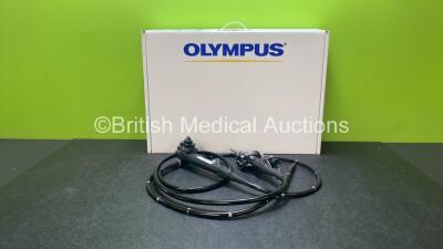 Olympus CF-Q260DL Video Colonoscope in Case - Engineer's Report : Optical System - No Fault Found, Angulation - Not Reaching Specification, To Be Adjusted, Insertion Tube - No Fault Found, Light Transmission - No Fault Found, Channels - No Fault Found, Le