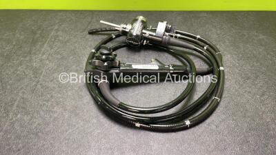 Olympus CF-H260DL Video Colonoscope in Case - Engineer's Report : Optical System - No Fault Found, Angulation - No Fault Found, Insertion Tube - Minor Tube Wrinkles, Light Transmission - No Fault Found, Channels - No Fault Found, Leak Check - No Fault Fou - 2