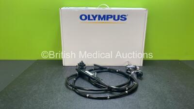 Olympus CF-H260DL Video Colonoscope in Case - Engineer's Report : Optical System - No Fault Found, Angulation - No Fault Found, Insertion Tube - Minor Kinks Present, Light Transmission - No Fault Found, Channels - No Fault Found, Leak Check - No Fault Fou