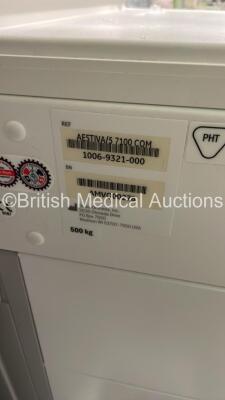 Datex-Ohmeda Aestiva/5 Anaesthesia Machine with Datex-Ohmeda 7100 Ventilator Software Version 1.4 with Bellows, Absorber and Hoses (Powers Up) *S/N AMVQ00278* - 7