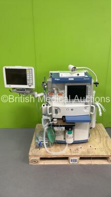 Drager Primus Anaesthesia Machine Ref 8603800-22 with Drager Infinity Delta Monitor and Hoses (No Power - 3 Pin Power Supply) *S/N ARWA-0027* - 2