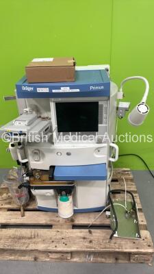 Drager Primus Anaesthesia Machine Ref 8603800-22 with Drager Infinity Delta Monitor and Hoses (No Power - 3 Pin Power Supply) *S/N ARUM-0186* - 2