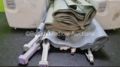 Job Lot Including 7 x Mangar Camel & Elk Airflo Plus Compressors, with 7 x Battery Packs, 3 x Mangar ELK Emergency Lifting Cushions with 3 x Controllers and 6 x Mangar ELK Stretcher Bars *cage* - 2