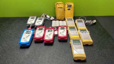 Job Lot of Various Hand Held Pulse Oximeters Including Masimo Set Signal Extraction Pulse Oximeters and Nellcor Puritan Bennett Pulse Oximeters *SN N14461, G02818491, 501503005, 500838789, G00830308, G03811004, G03836089, G08831902*