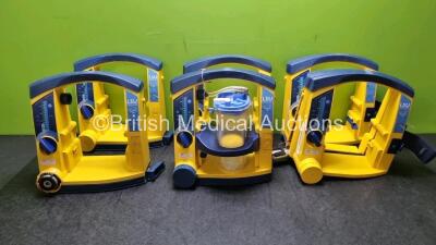 6 x Laerdal LSU Suction Units with 1 x Suction Cup (5 x Power Up 1 x For Spares and Repairs, All with Damage to Casing - See Photo) *SN 78291581497 / 78310221858 / 784618676644 / 78170670722 / 78111182024*