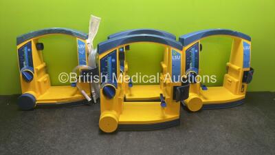 4 x Laerdal LSU Suction Units (All Power Up, 1 Damaged-See Photo) *SN 78050216730, 78061577035, 78182152857, 78081859598*