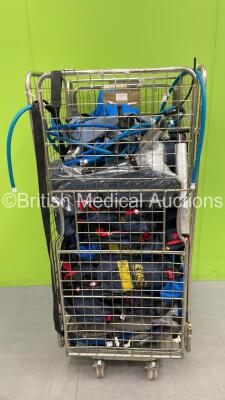 Job Lot of Hartwell Medical Evac U-Splint Mattresses, Splints and Pumps (Cage Not Included)