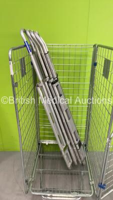 4 x Aluminium Scoop Stretchers (Cage Not Included) - 2