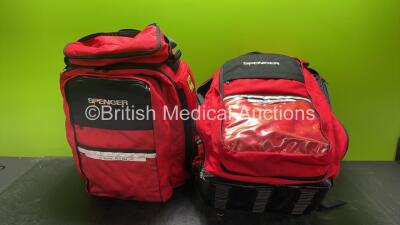 2 x Spencer Emergency Carry Bags with Various Smaller Carry Bags