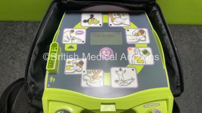 Zoll AED Plus Defibrillator (Powers Up with Missing Front Cover-See Photo) - 2