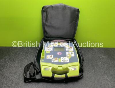 Zoll AED Plus Defibrillator (Powers Up with Missing Front Cover-See Photo)