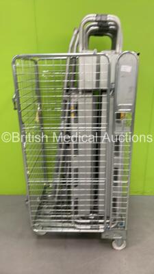 15 x Aluminium Scoop Stretchers (Cage Not Included)