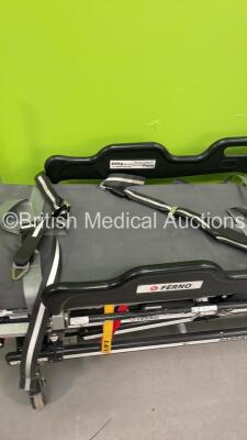 Ferno Harrier LT Electric Ambulance Stretcher with Mattress and Battery (Powers Up with Donor Battery - Flat Battery Included) *S/N HAR1113* - 3