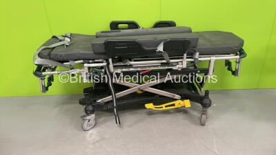 Ferno Megasus Hydraulic Ambulance Stretcher with Mattress and Cushions (Hydraulics Tested Working) *S/N MEG1007* - 7