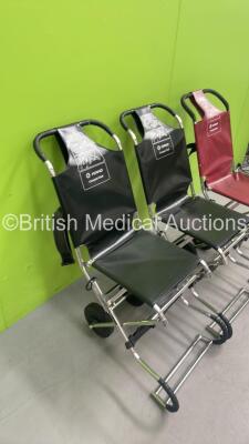 3 x Ferno Compact Evacuation Chairs *S/N CC002360 / CC012674* - 4