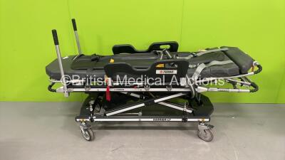 Ferno Harrier LT Electric Ambulance Stretcher with Mattress and Battery (Powers Up with Good Battery) *S/N HAR1210*