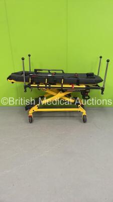 Stryker Power-Pro TL Electric Ambulance Stretcher Model 6550 with Mattress, 2 x Batteries and Battery Charger (Powers Up) *S/N 081139107*